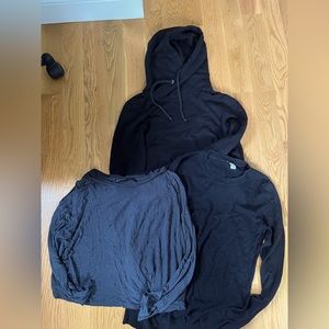 Essentials bundle - black tops fit like size S/M